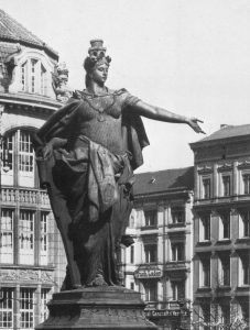 Die Berolina auf dem Alexanderplatz Anfang des 20. Jahrhunderts