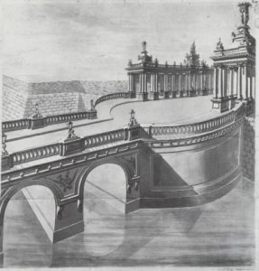 Königsbrücke und Königskolonnaden nach der Erbauung