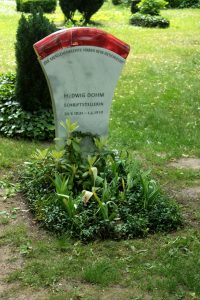 Das Grab Hedwig Dohms