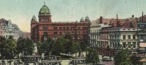 Das Polizeipräsidium am Alexanderplatz um 1908