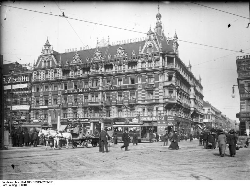 Alexanderplatz – 1910 – Grand-Hôtel am Alexanderplatz