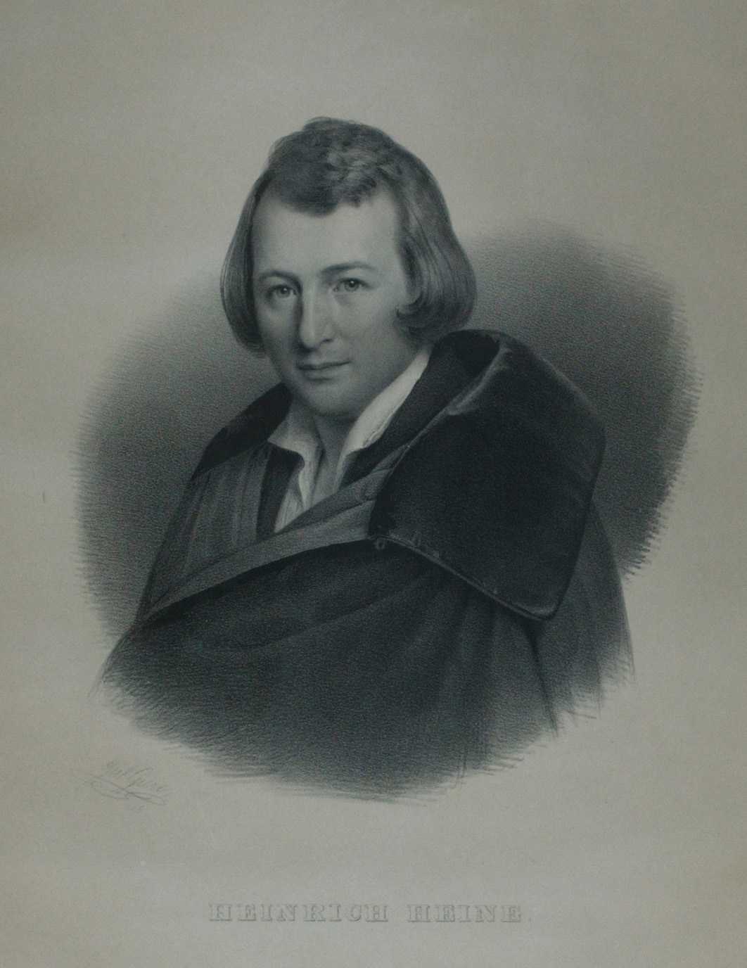 Heinrich Heine – 1838 – Porträt von Julius Giere