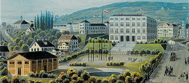 Die Kantonsschule in Zürich im 19. Jahrhundert