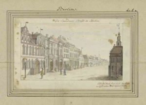 Zeichnung der Spandauer Straße, 1798