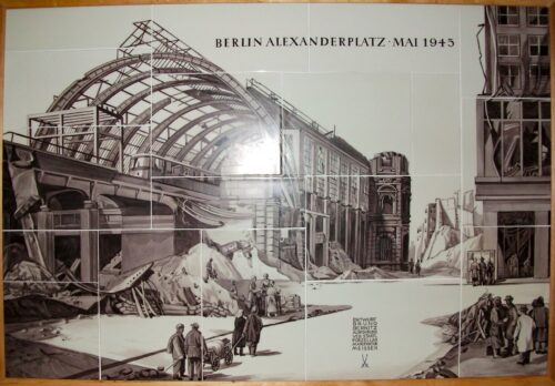 Das Fliesenbild "Berlin Alexanderplatz - Mai 1945"