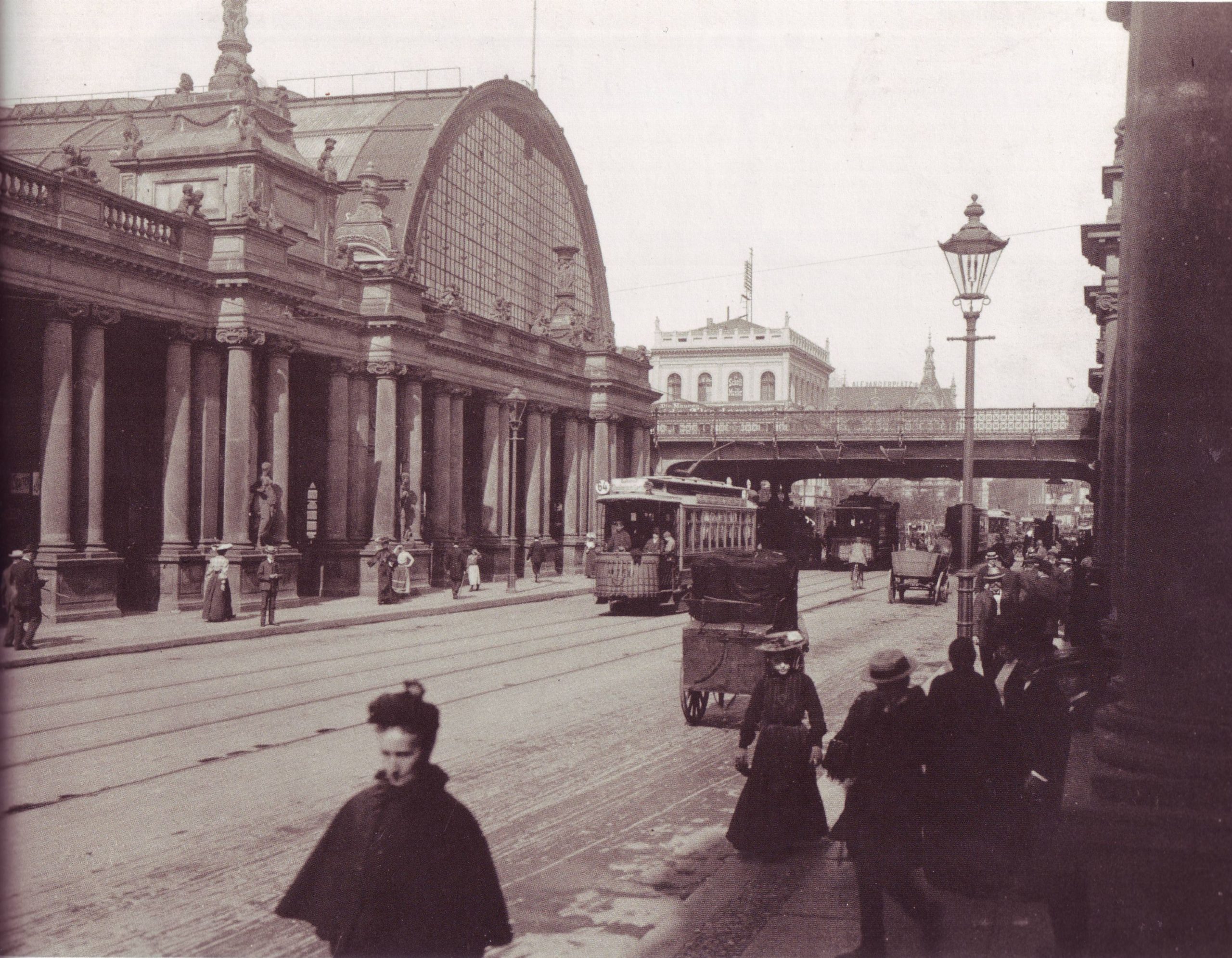 Königsbrücke & Königskolonnaden – 1904 – Mit Bahnhof Alexanderplatz