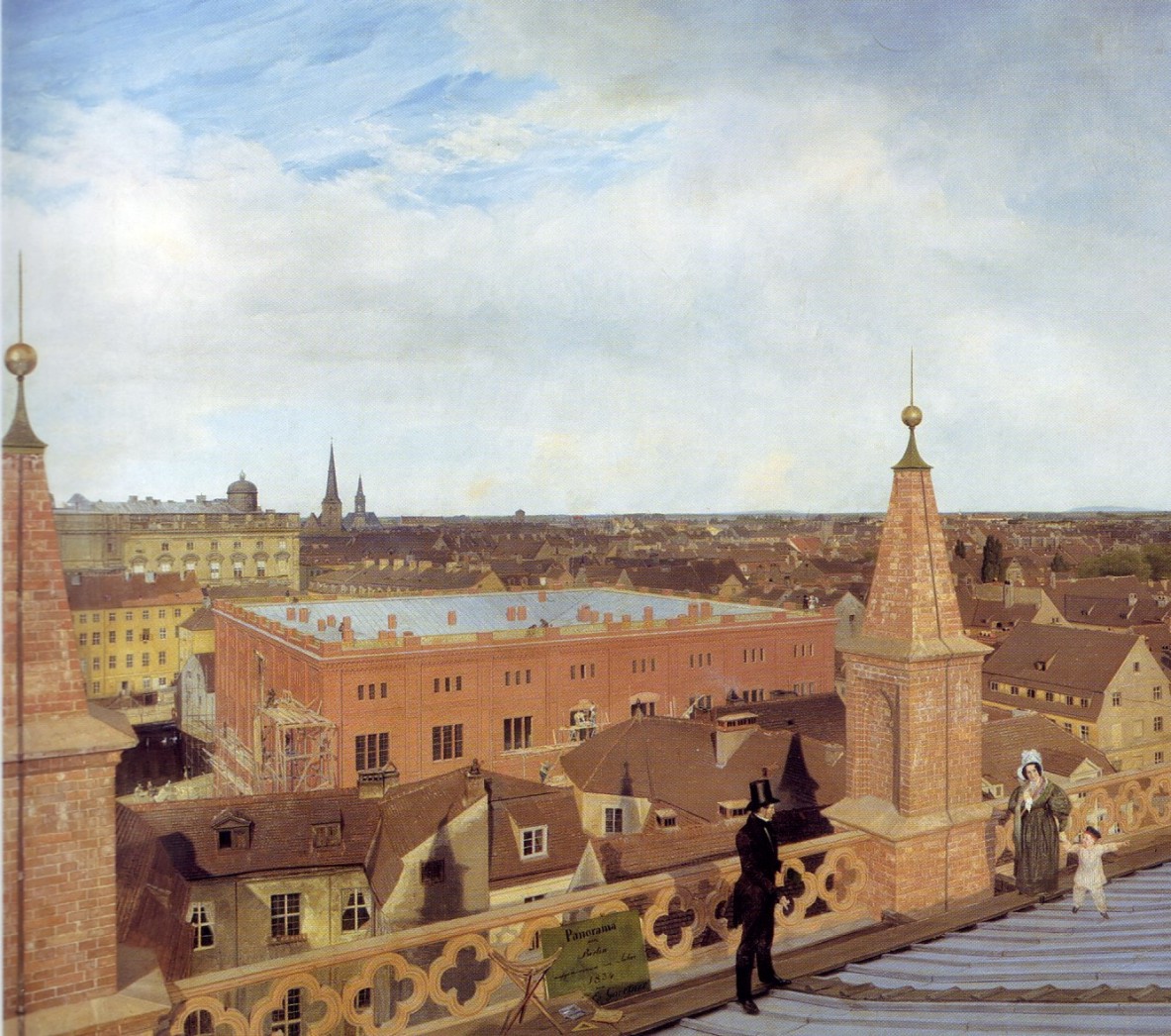 Bauakademie – 1834 – Gemälde von Eduard Gärtner