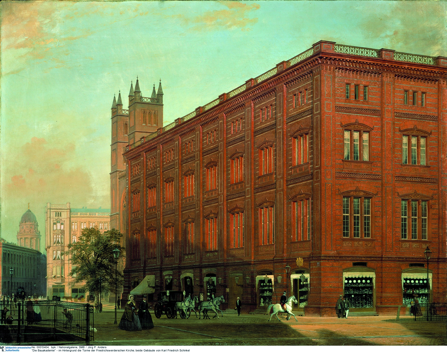 Bauakademie – 1868 – Gemälde von Eduard Gärtner