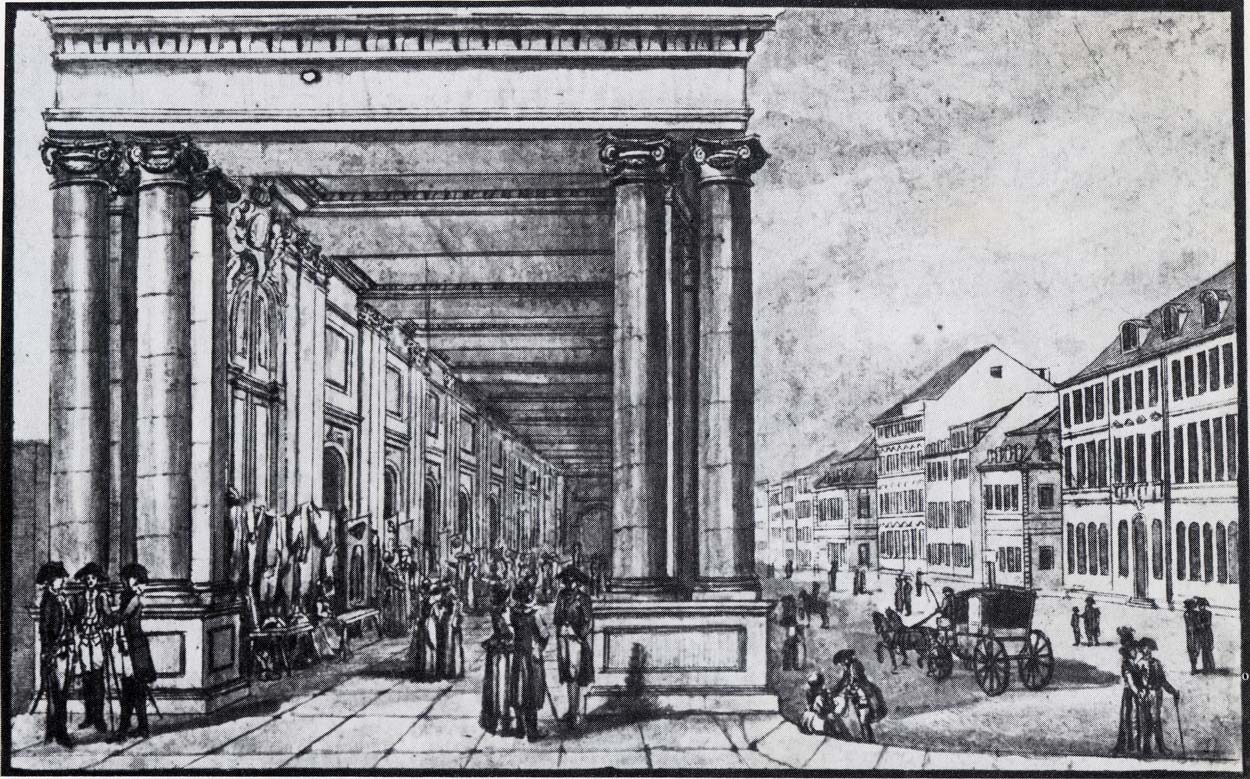 Königsbrücke & Königskolonnaden – 1784