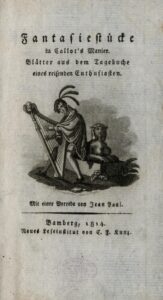 E. T. A. Hoffmann - 1814 - Titelblatt der "Fantasiestücke in Callot's Manier"