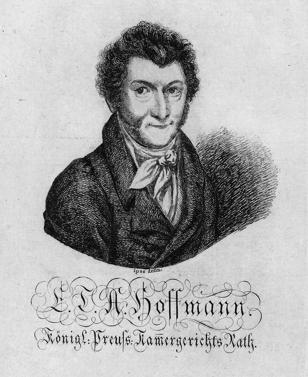 E. T. A. Hoffmann – 1819 – Selbstporträt