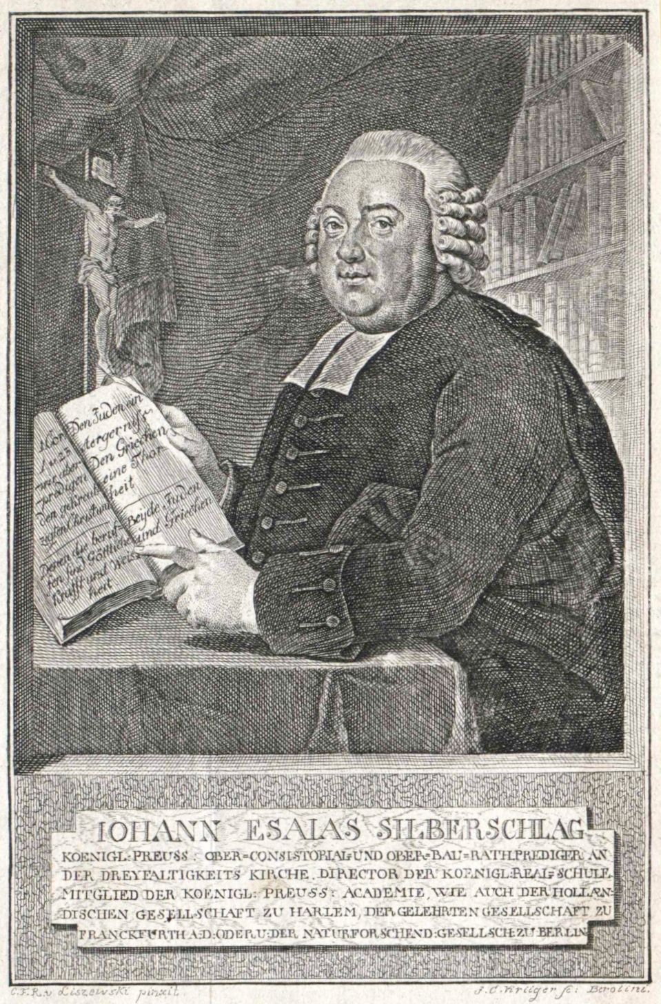 Johann Esaias Silberschlag - 1791 (vor) - Stich von Johann Conrad Krüger