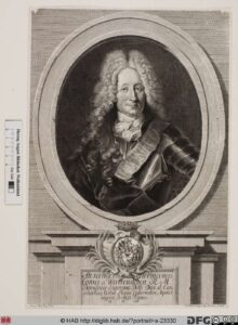 Porträt des Alexander Hermann Reichsgraf von Wartensleben von Antoine Pesne, 1716.