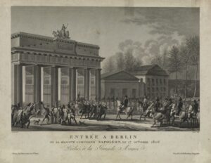 Einzug in Berlin durch seine Majestät den Kaiser Napoleon am 27. Oktober 1806