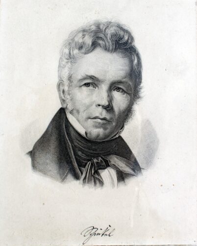 Porträt von Karl Friedrich Schinkel von Franz Krüger, nach 1836