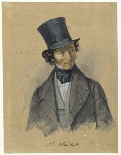 Porträt des Friedrich August Stüler von Franz Krüger