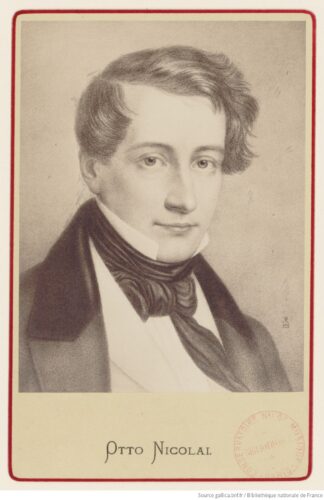 Porträt des Otto Nicolai