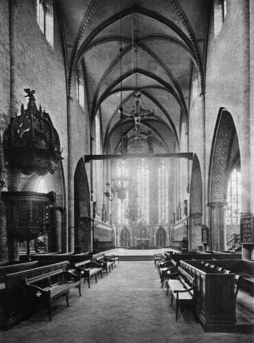 Das Innere der Klosterkirche im Jahre 1896.