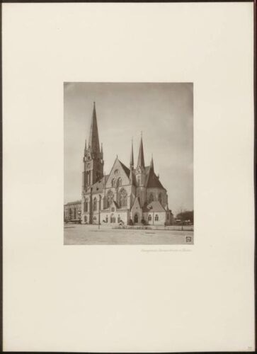 Fotografie der Zweiten Evangelischen Garnisonkirche in Berlin, 1897