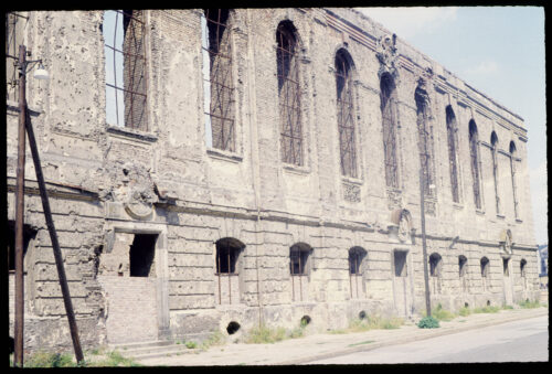 Die Ruine der Garnisonkirche 1958