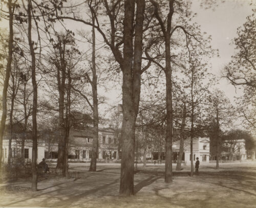 In den Zelten im Berliner Tiergarten um 1890.