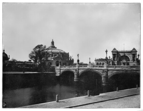 Die Moltkebrücke um das Jahr 1905.