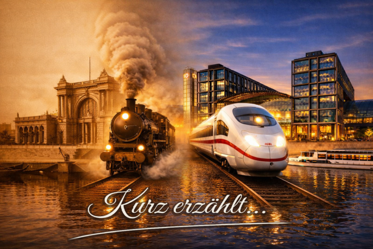 Kurz erzählt - vom Lehrter Bahnhof zum Hauptbahnhof.